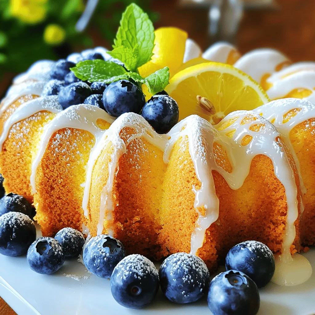 Lemon Blueberry Pound Cake Delightfully Light Recipe