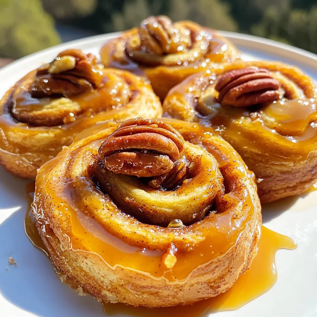 Bakery-Style Caramel Pecan Cinnamon Rolls Delight