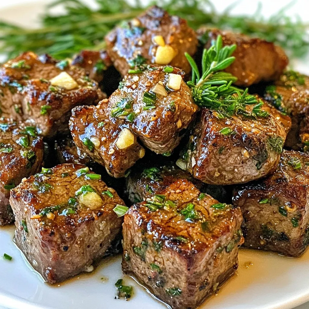 Garlic Butter Steak Bites Juicy and Simple Delight