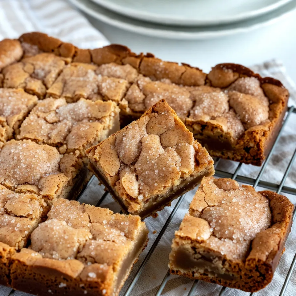 Snickerdoodle Blondies Irresistible and Easy Recipe