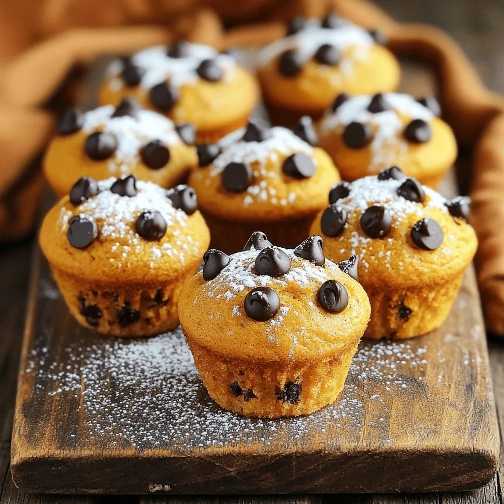 Pumpkin Chocolate Chip Muffins Soft and Flavorful Treat