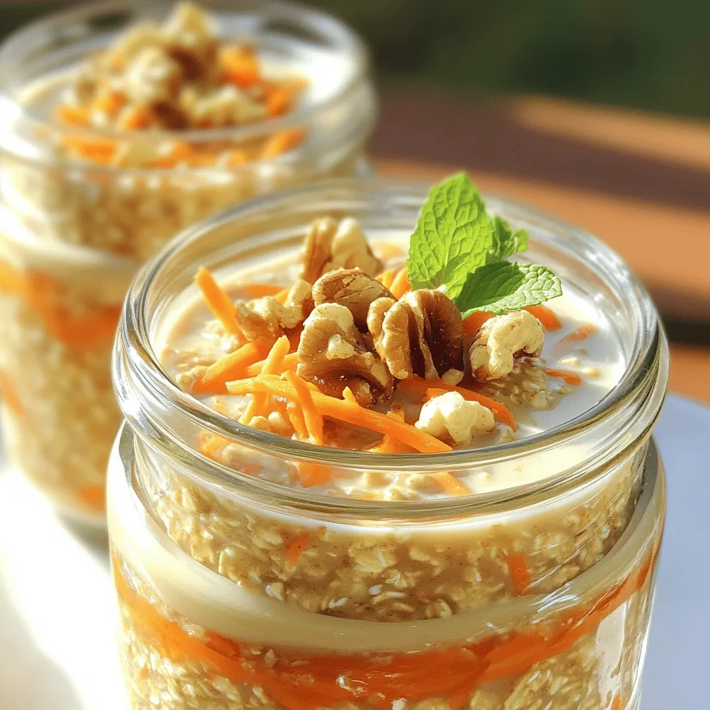 Carrot Cake Overnight Oats Tasty and Simple Recipe