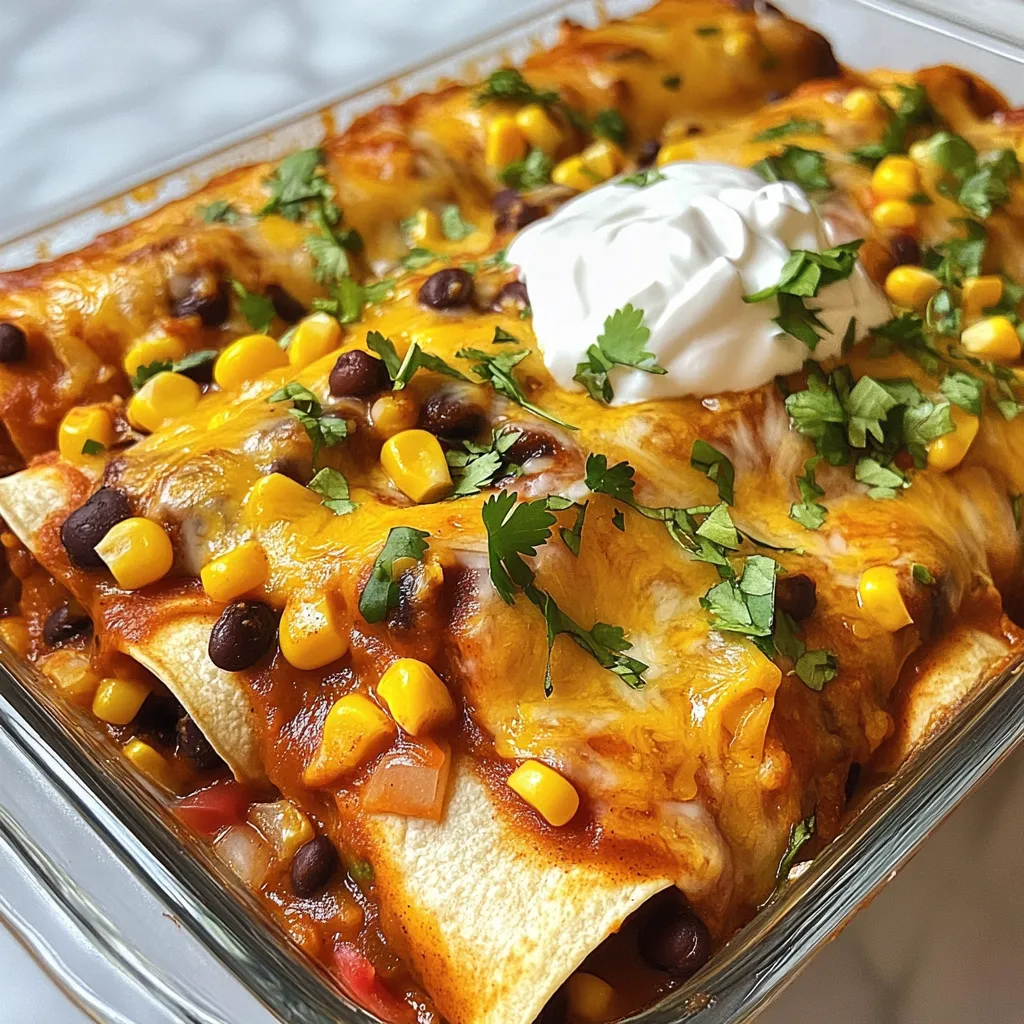 Bean and Cheese Enchiladas Easy and Flavorful Recipe