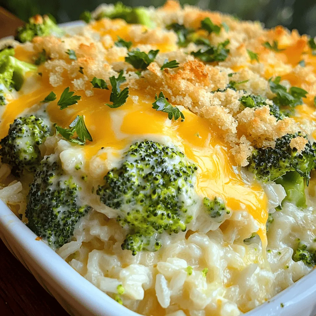 Cheesy Broccoli Rice Casserole Simple Comfort Food
