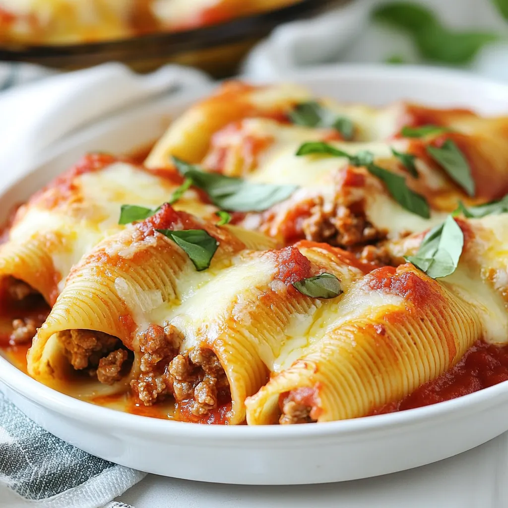 Stuffed Shells with Beef Delicious and Easy Recipe