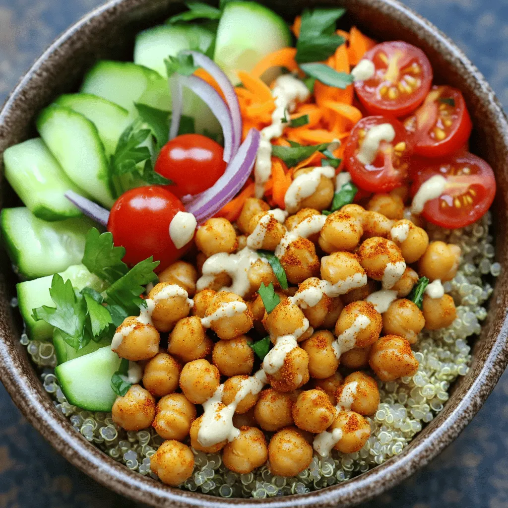 Chickpea Shawarma Bowls Flavorful and Filling Meal