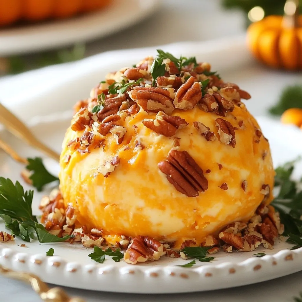Pumpkin Cheese Ball Perfect for Holiday Parties