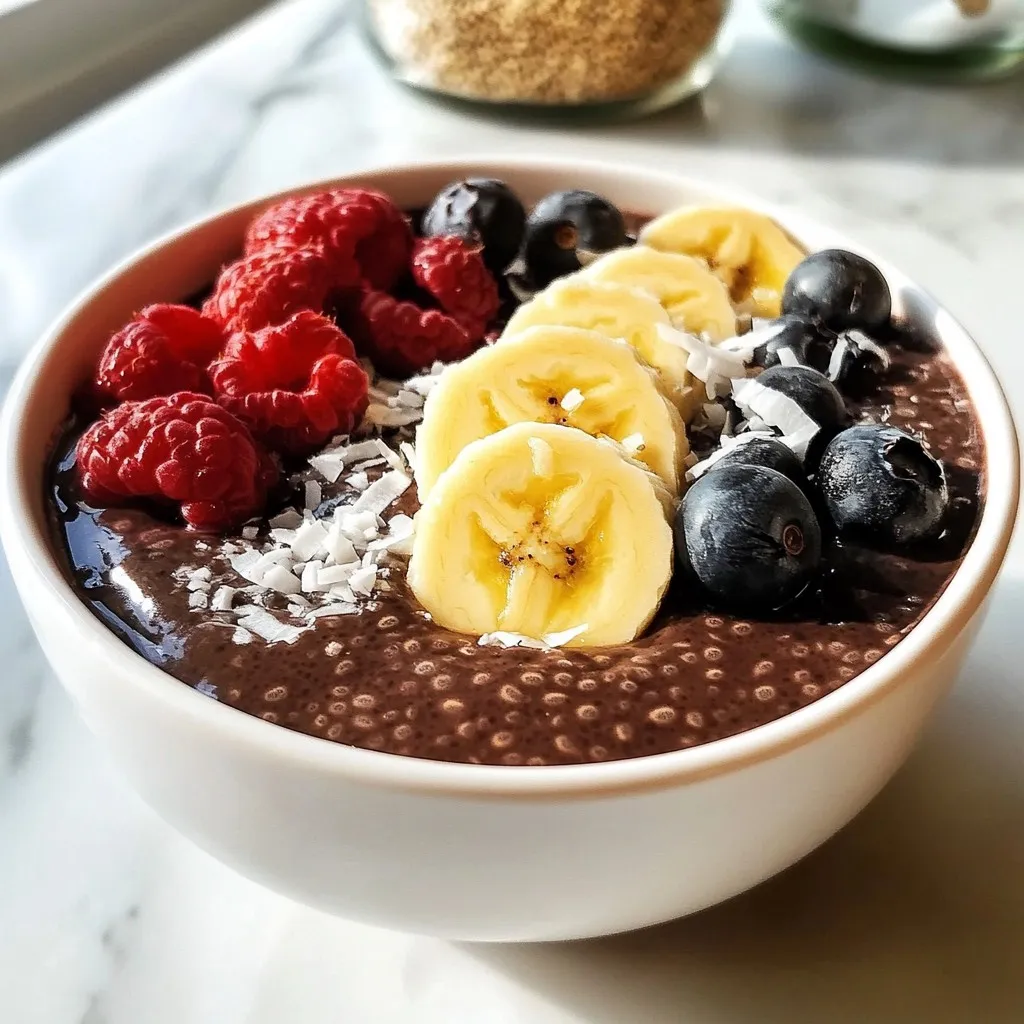 Vegan Chocolate Chia Pudding Creamy Delight Recipe