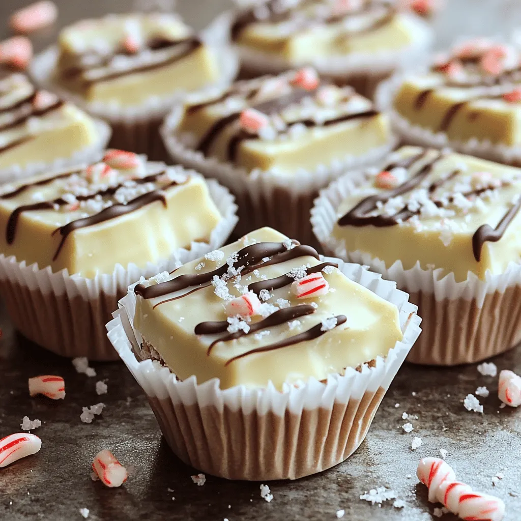 White Chocolate Peppermint Bark Bites Delightful Treat