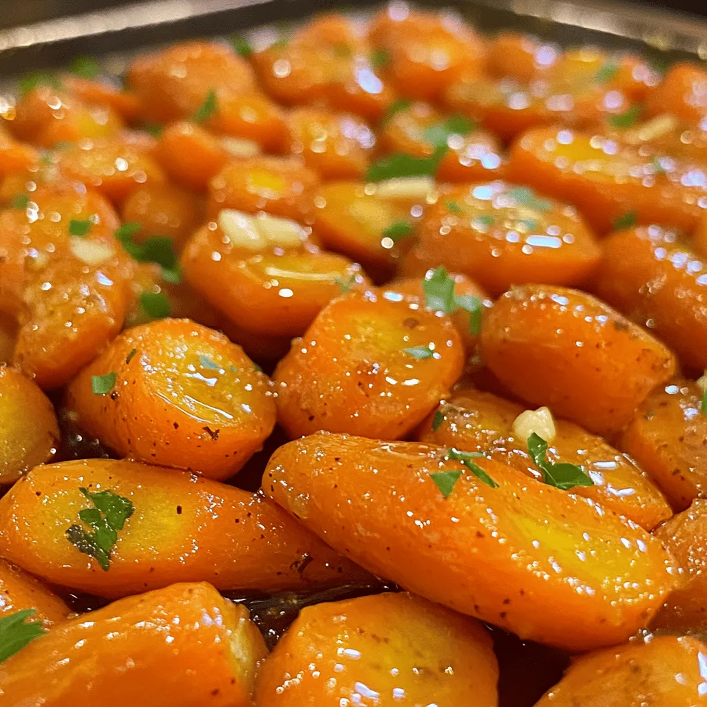 Honey Garlic Roasted Carrots Savory and Sweet Treat