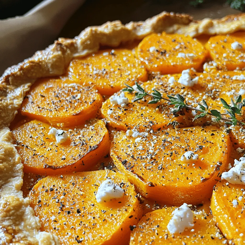 Butternut Squash and Goat Cheese Galette Delight