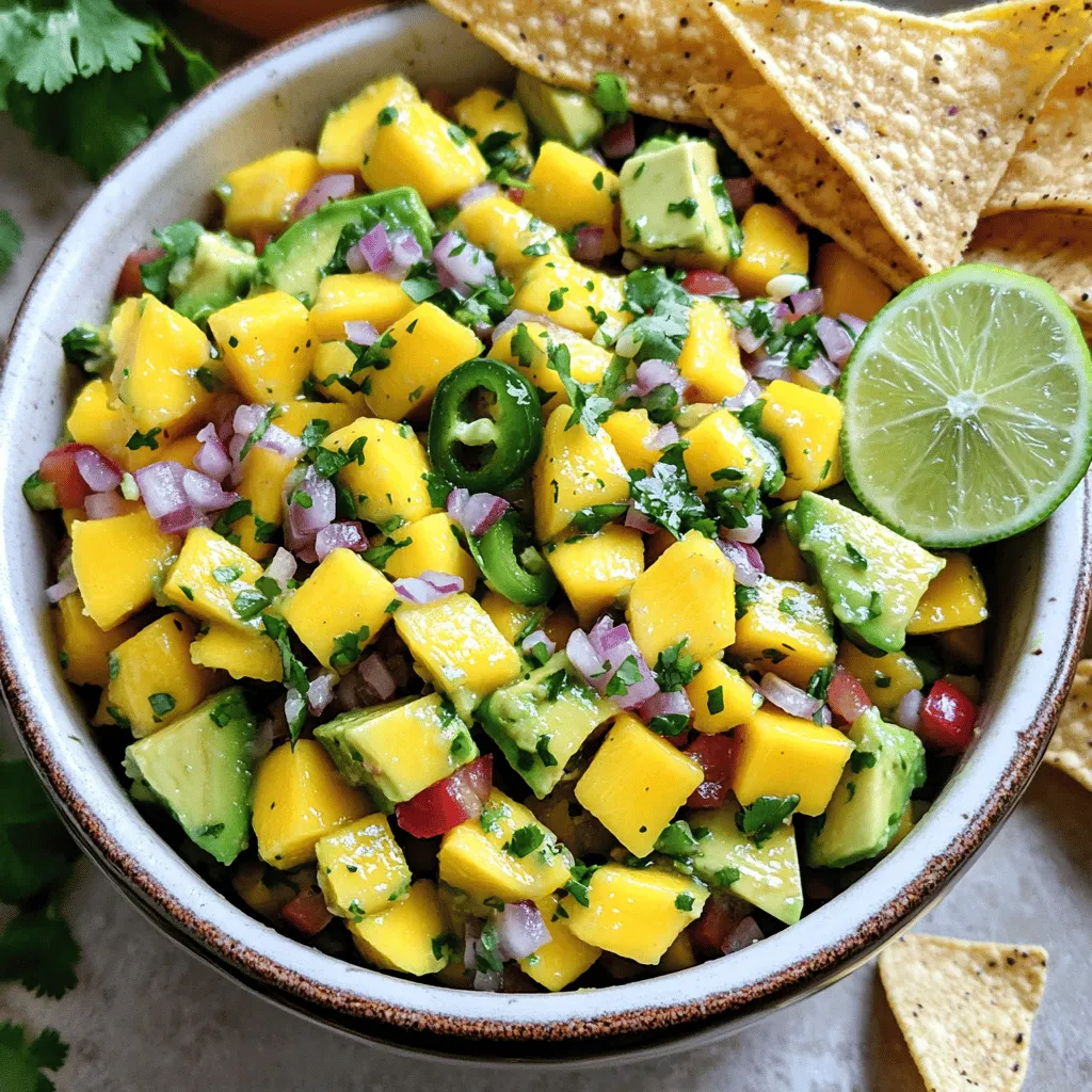 Mango Avocado Salsa Fresh and Flavorful Delight