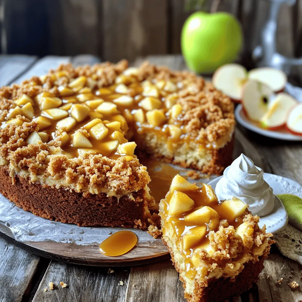 Caramel Apple Crumble Cake Delightful and Easy Recipe