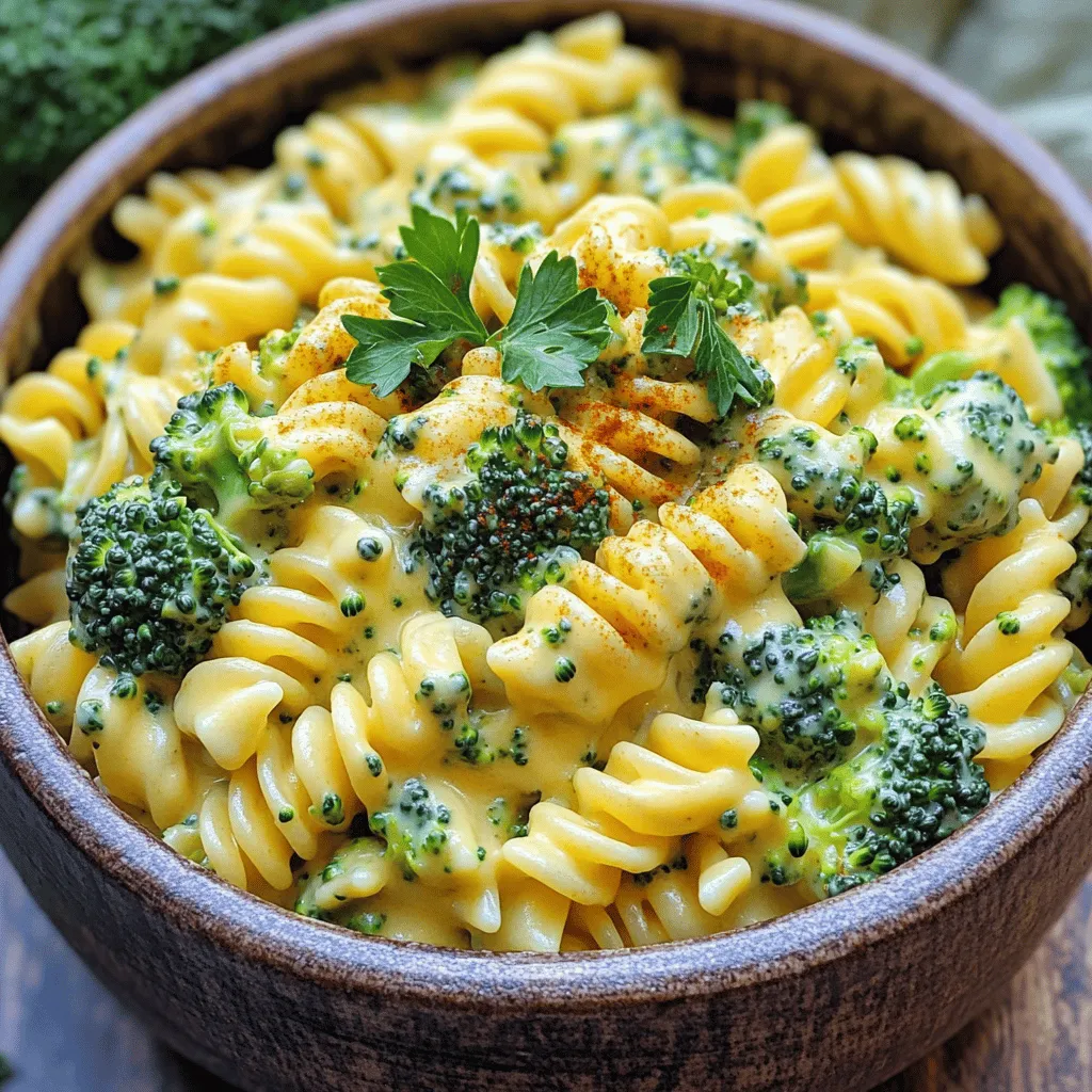 Creamy Broccoli Cheddar Pasta Simple and Delicious Meal