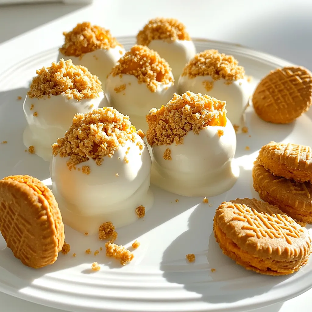 No Bake Biscoff Pumpkin Truffles Easy Fall Treat