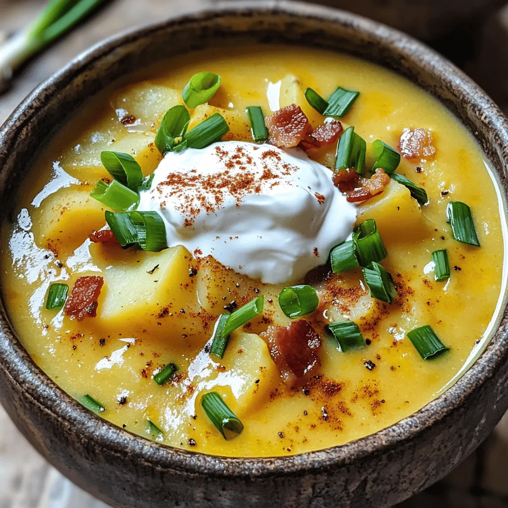 Slow Cooker Loaded Baked Potato Soup Simple and Creamy