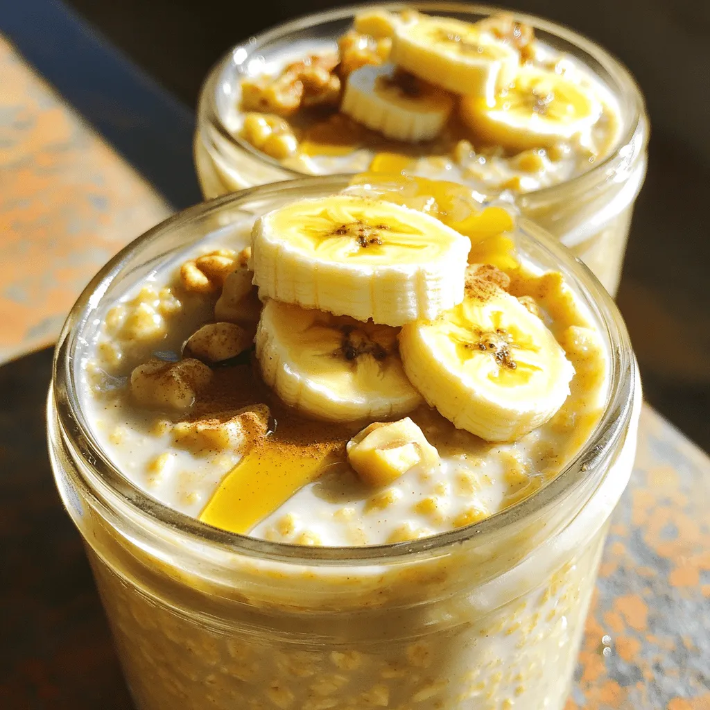 Banana Bread Overnight Oats Healthy And Tasty Start