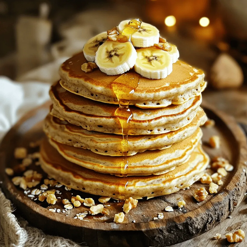 Healthy Banana Oat Pancakes Simple and Tasty Recipe