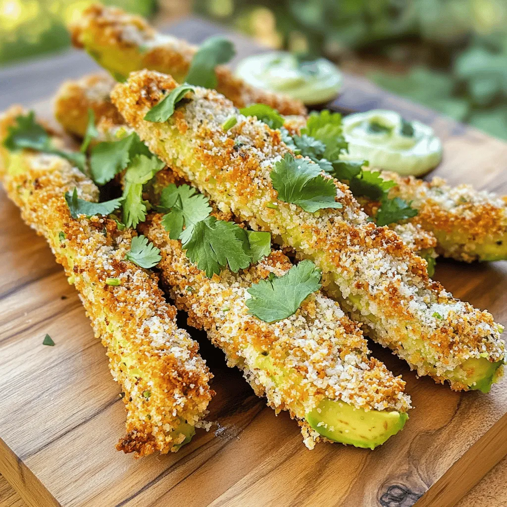 Crispy Air Fryer Avocado Fries Healthy Snack Delight