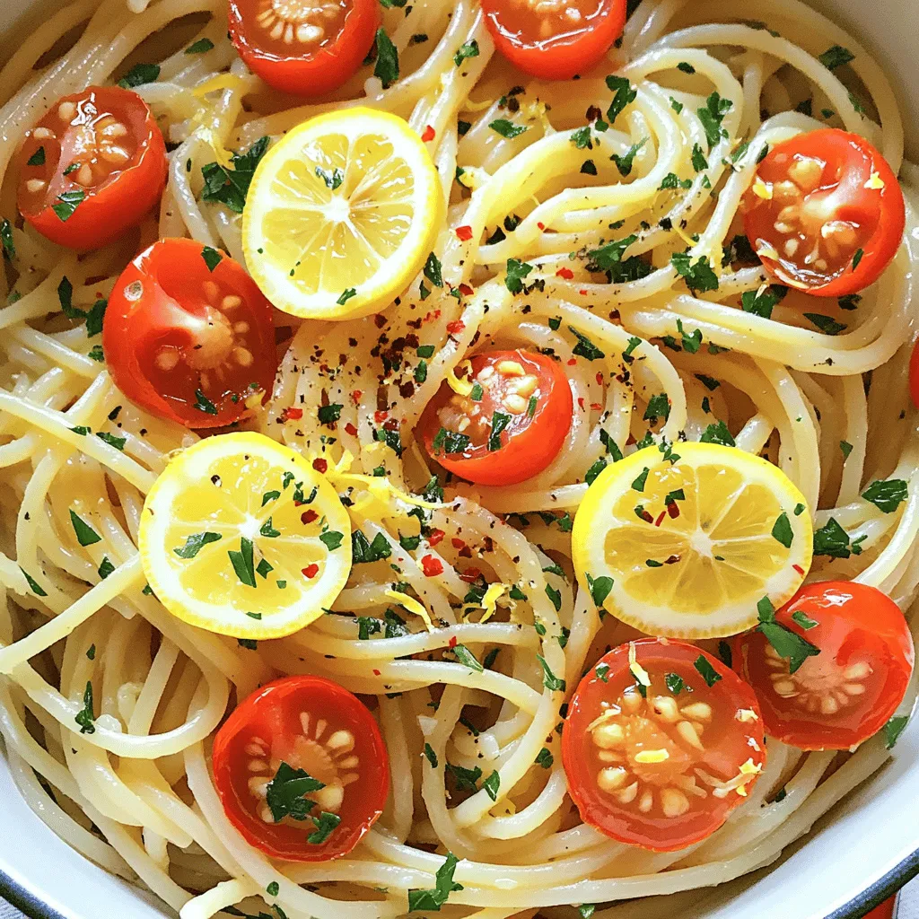 One-Pot Lemon Garlic Pasta Flavorful and Easy Meal