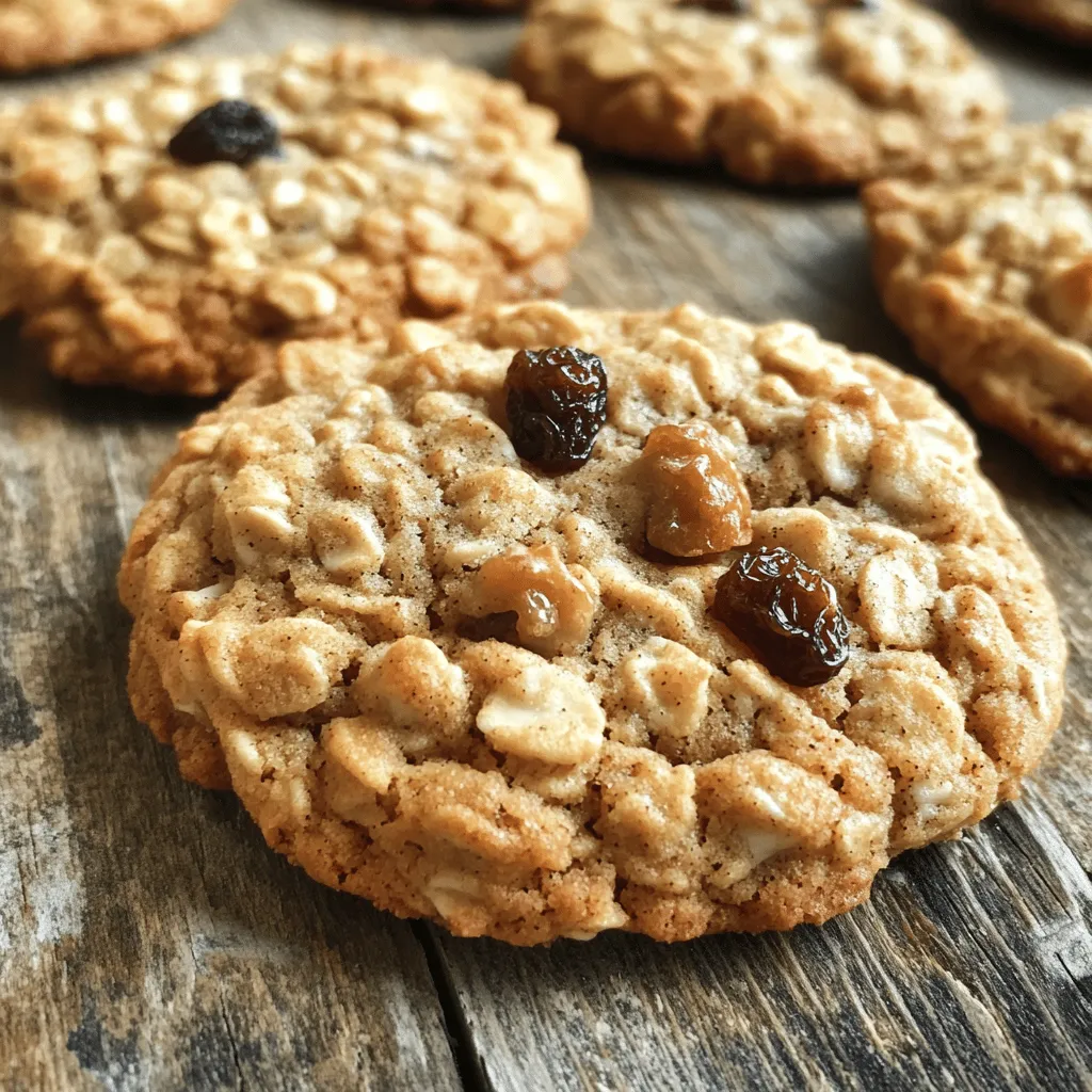 Chewy Oatmeal Raisin Cookies Simple and Tasty Treat