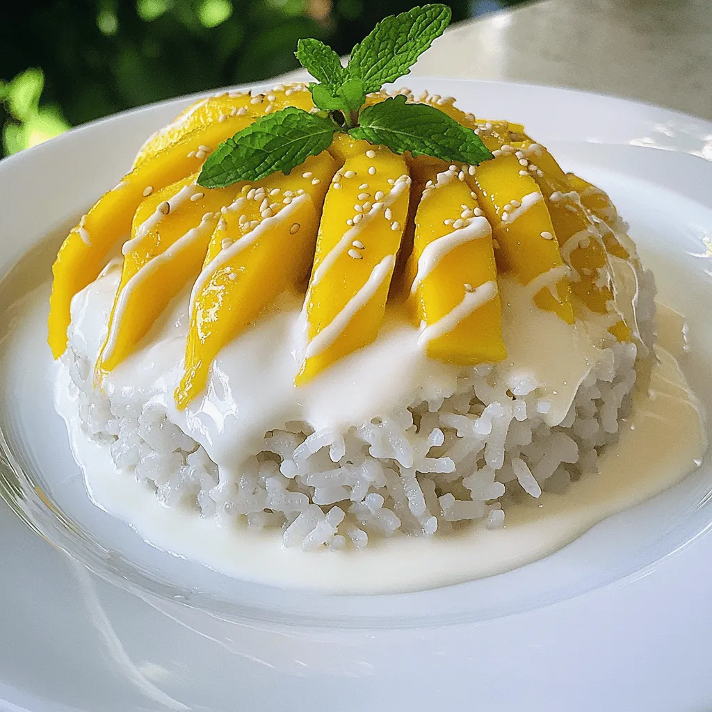 Mango Sticky Rice Delightful Dessert Recipe Guide
