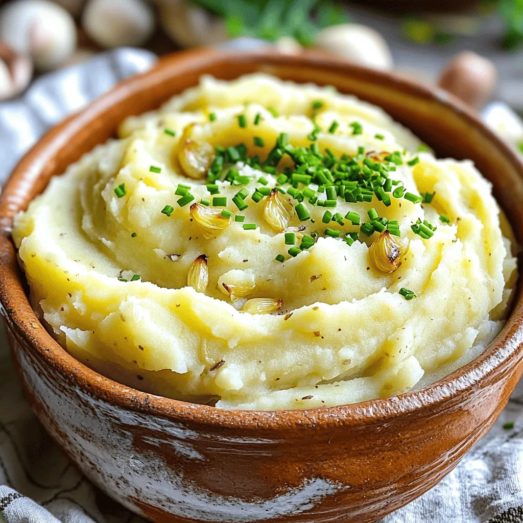 Roasted Garlic Mashed Potatoes Creamy Comfort Food
