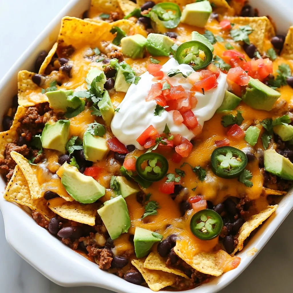 Loaded Nacho Casserole Flavorful and Hearty Meal