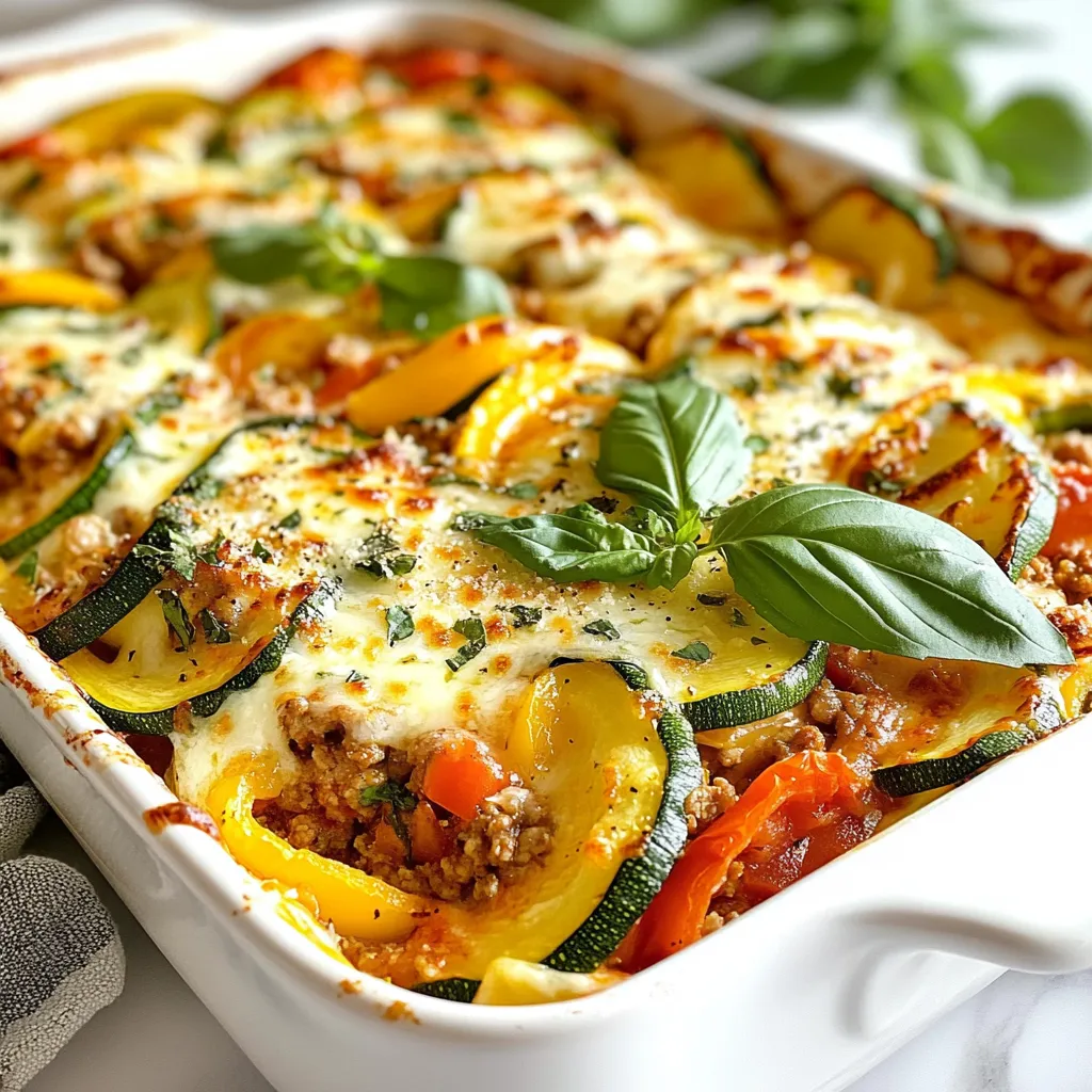 Zucchini Pizza Casserole Easy and Flavorful Dish