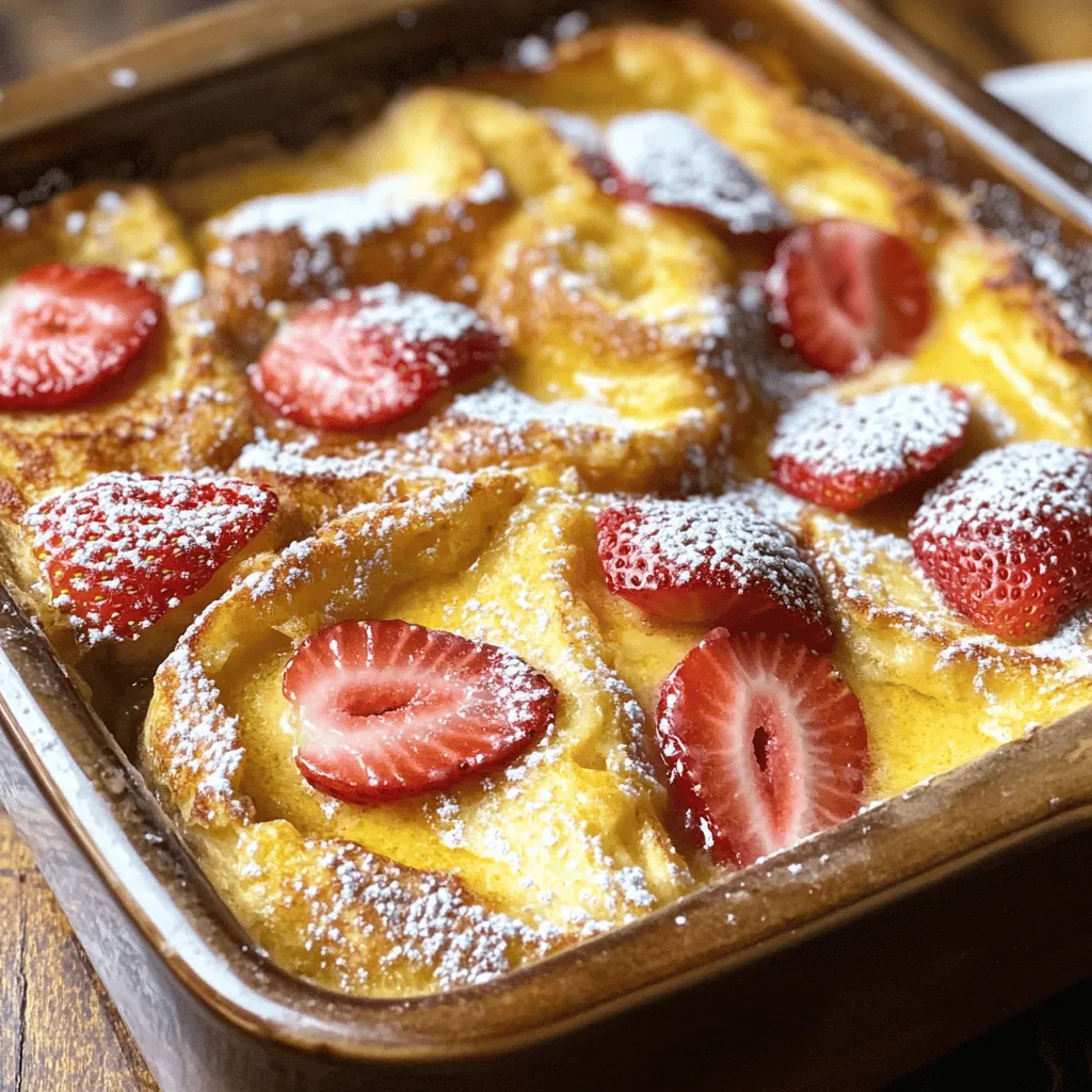 Easy Baked French Toast Casserole Simple and Tasty