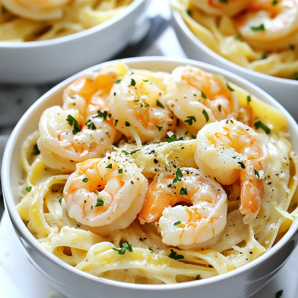 Creamy Garlic Shrimp Pasta Easy Flavorful Recipe