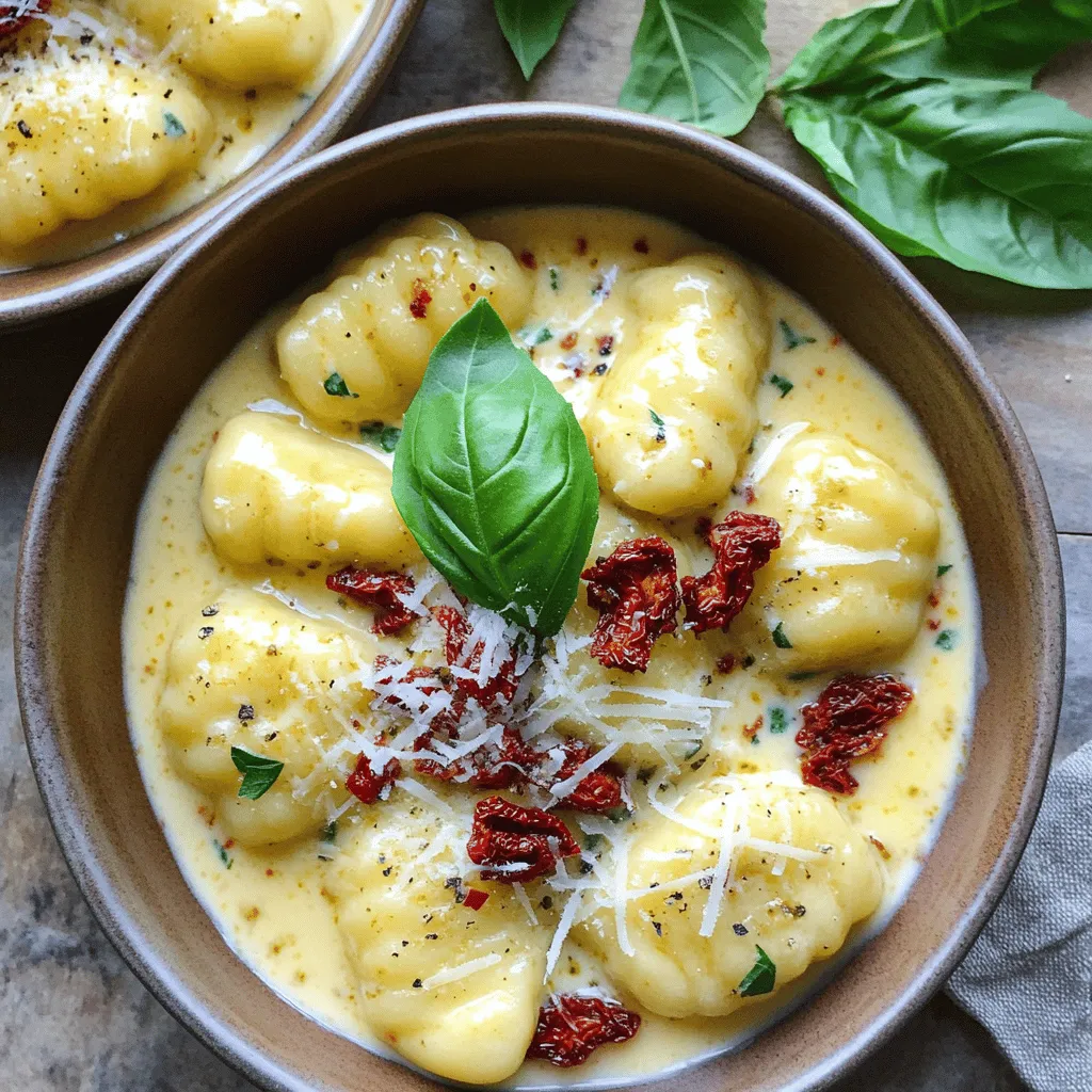 Creamy Sun Dried Tomato Gnocchi Flavorful Dish