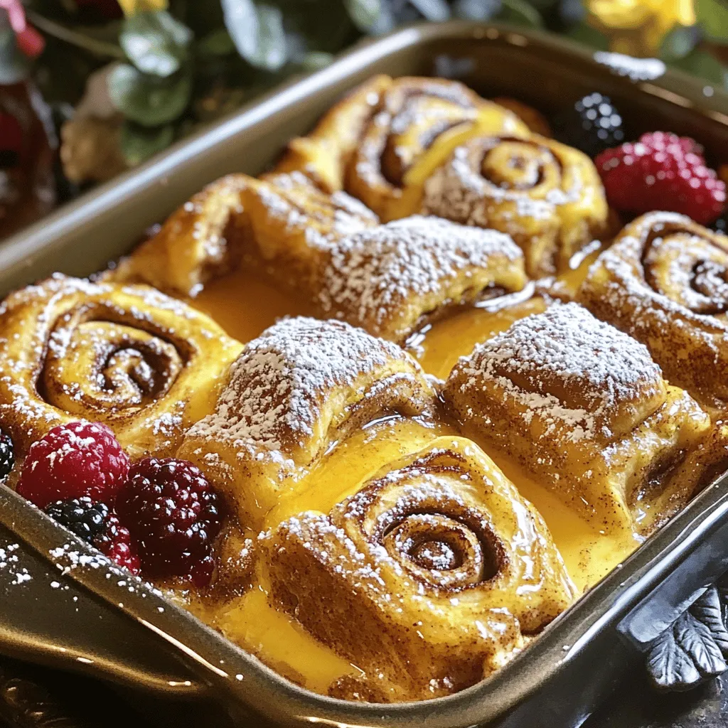 Cinnamon Roll French Toast Bake Delicious Morning Treat