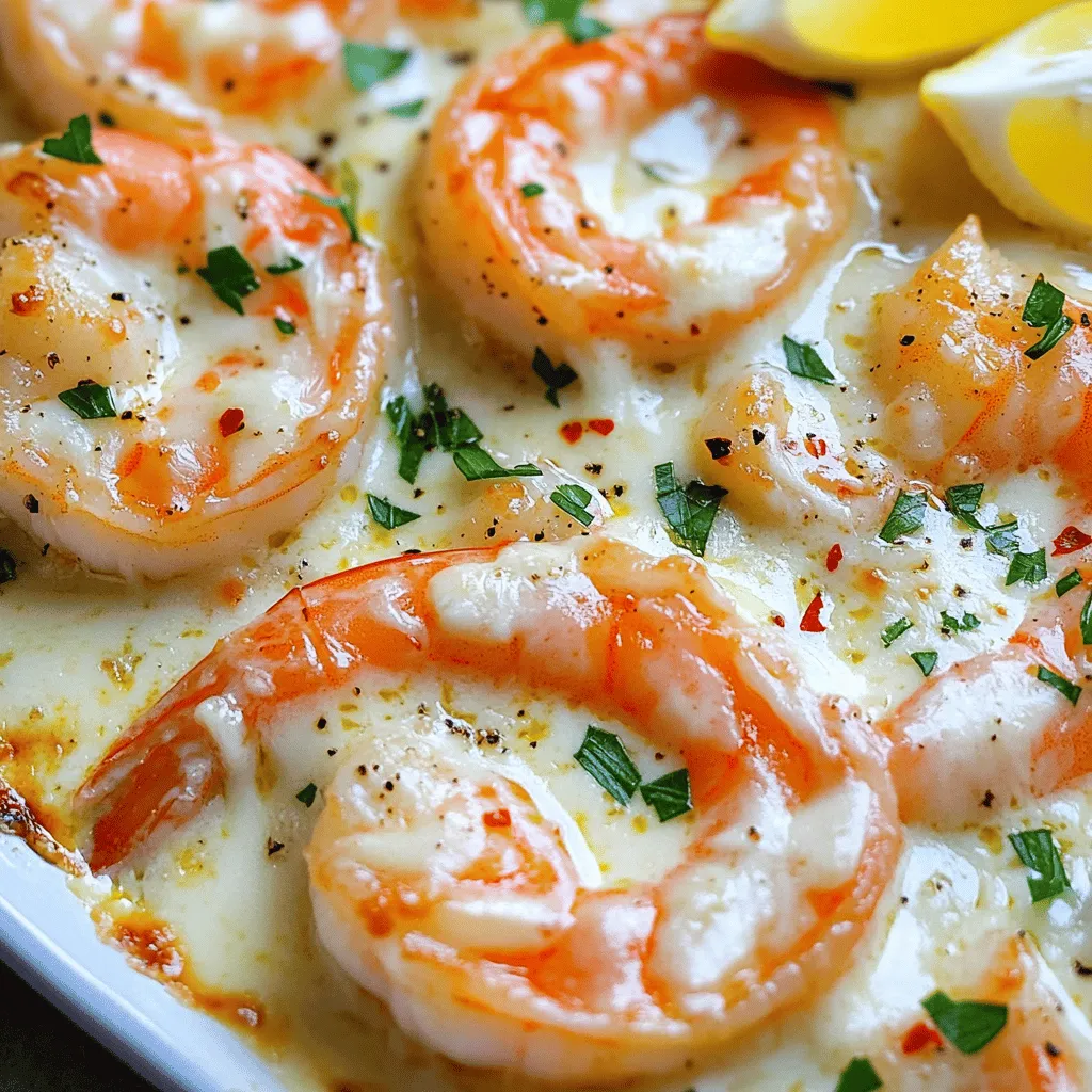 Cheesy Garlic Butter Shrimp Delightful Dinner Recipe