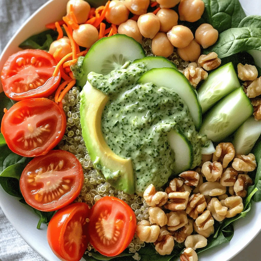 Green Goddess Buddha Bowl Fresh and Nutritious Meal