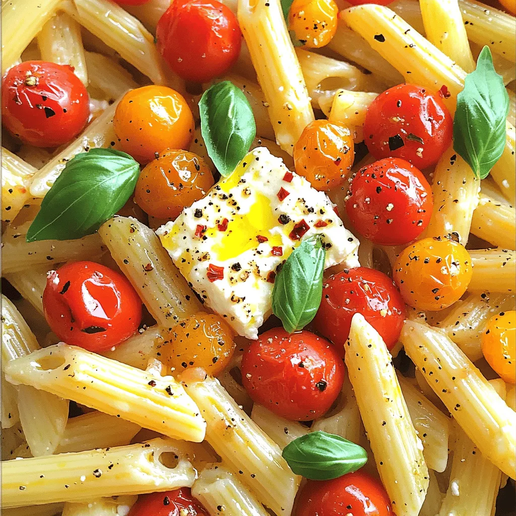 Baked Feta Pasta Simple and Tasty Dinner Idea