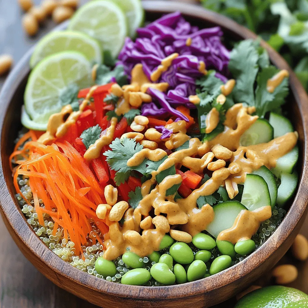 Thai Peanut Buddha Bowls Flavorful and Nutritious Meal