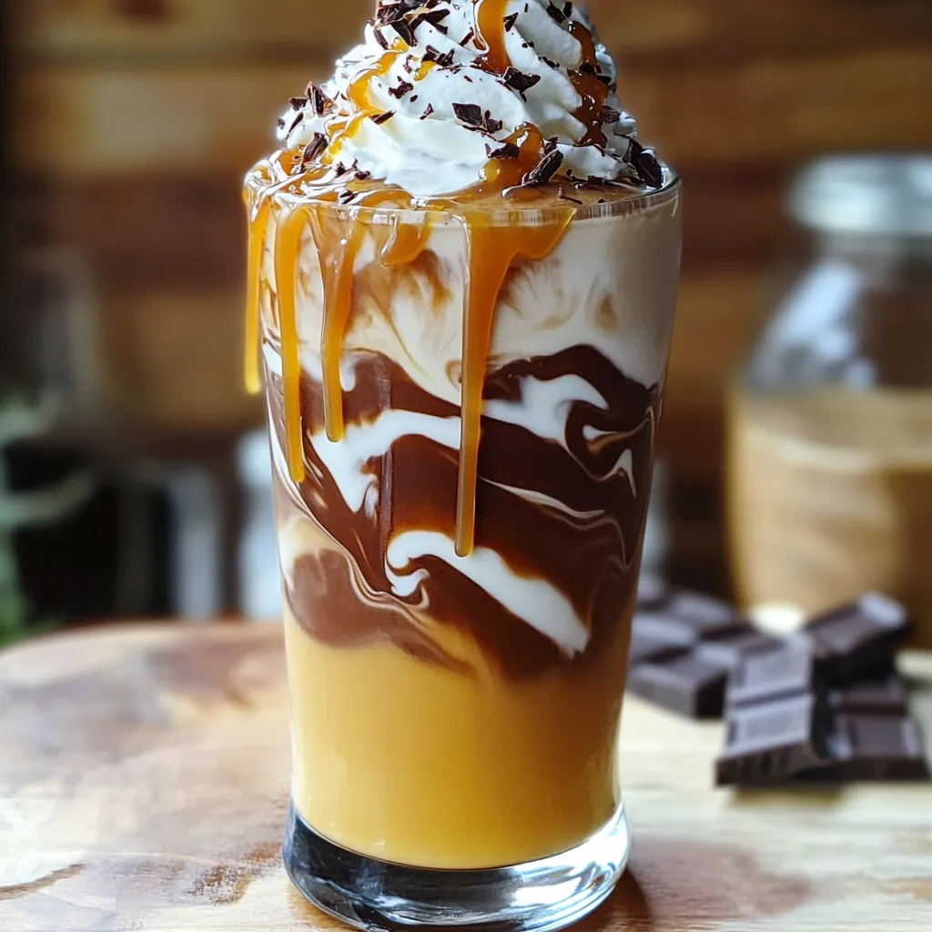 Salted Caramel Mocha Frappuccino Copycat Delight