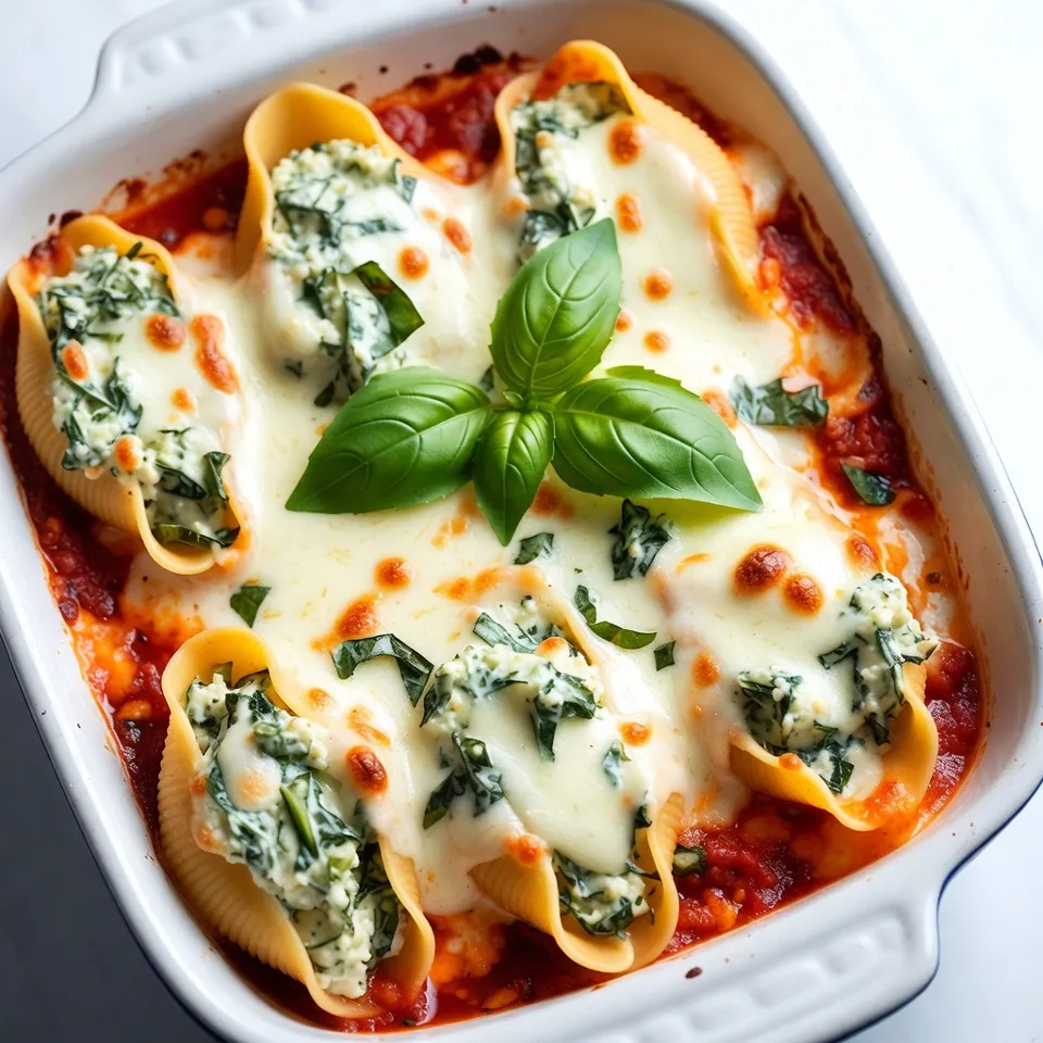 Spinach Ricotta Stuffed Shells Delicious and Easy Recipe