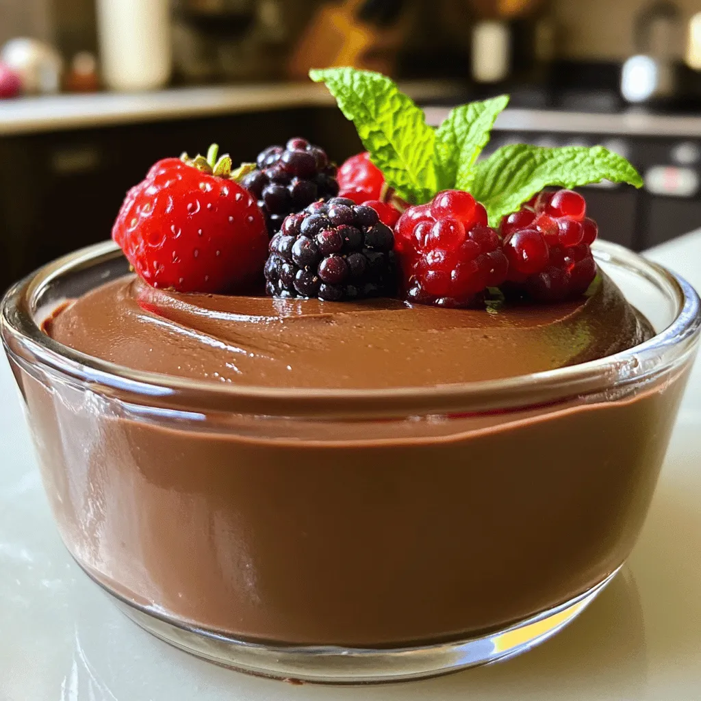 Vegan Chocolate Mousse Creamy and Simple Recipe