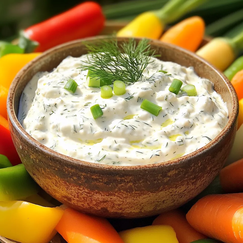 Cottage Cheese Ranch Dip Delightful and Simple Snack