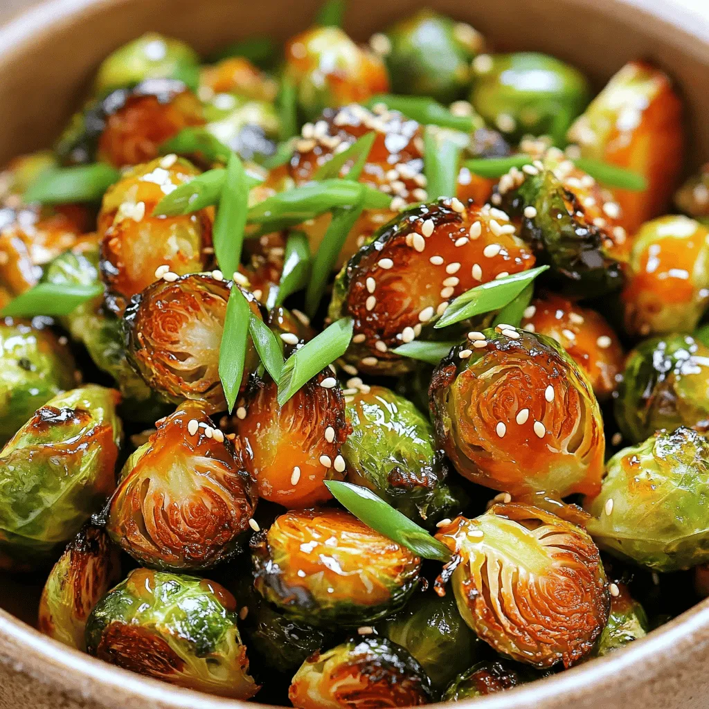 Honey Sriracha Brussels Sprouts Flavorful Side Dish