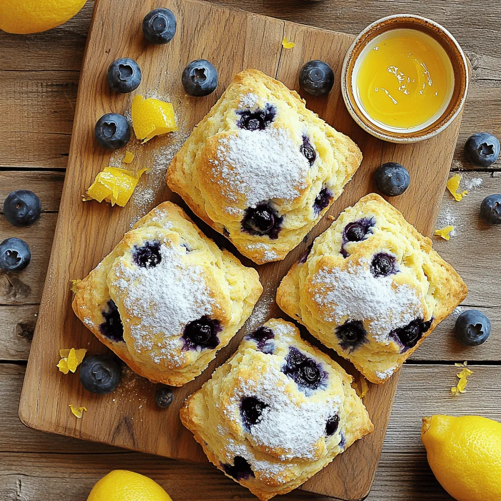 Lemon Blueberry Scones Delightful and Easy Recipe