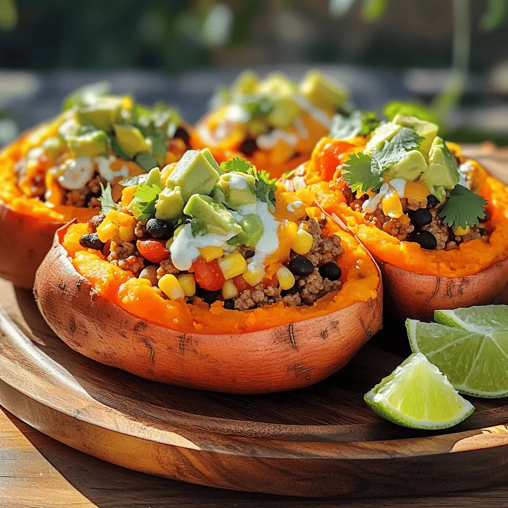 Taco Stuffed Sweet Potatoes Flavorful and Easy Meal