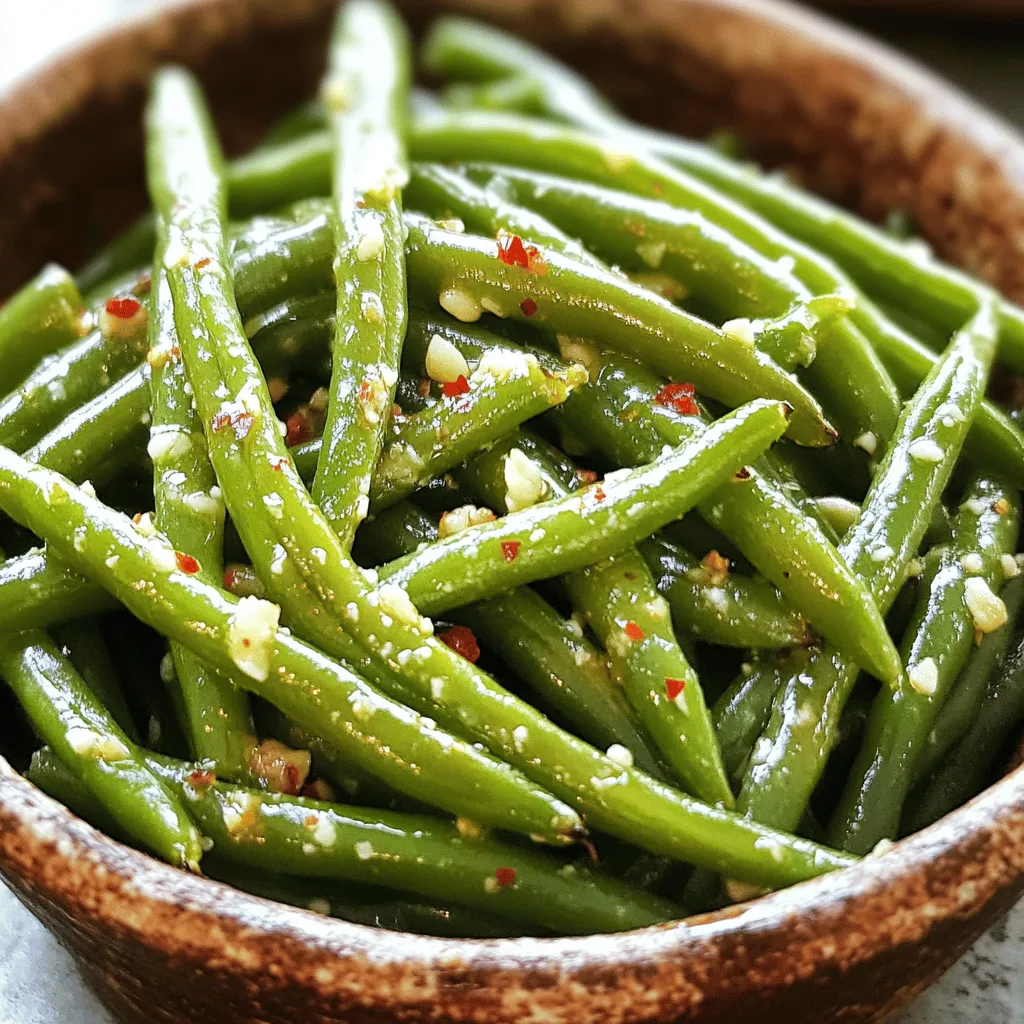 Garlic Roasted Green Beans Simple and Tasty Recipe