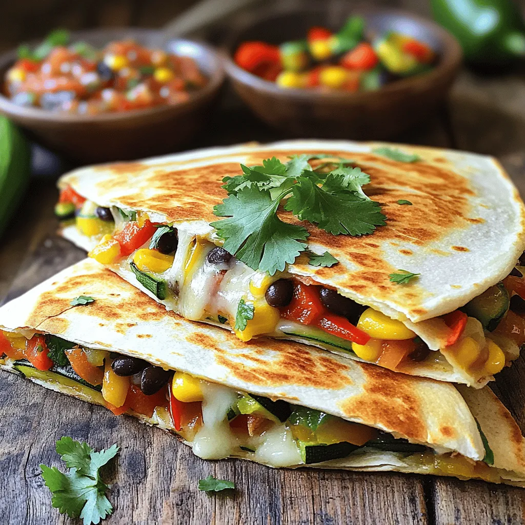 Veggie Quesadillas Flavorful and Easy to Make Meal
