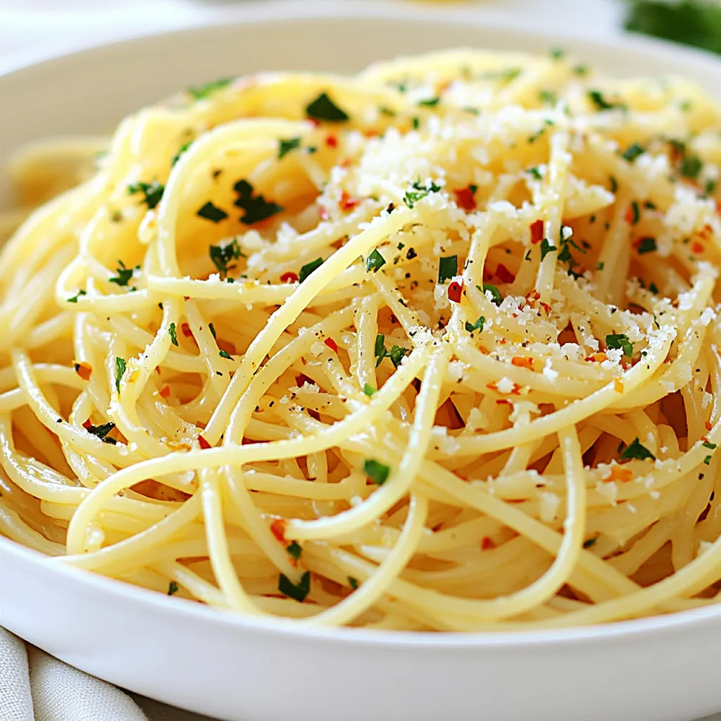 Spaghetti Aglio e Olio Simple and Flavorful Recipe