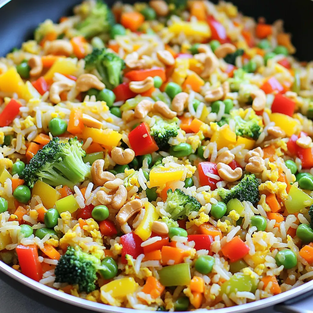 Veggie Packed Fried Rice Tasty and Healthy Meal