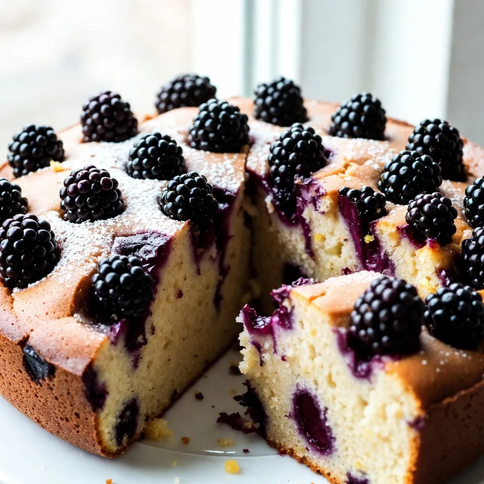 Blackberry Lemon Coffee Cake Tasty and Simple Recipe