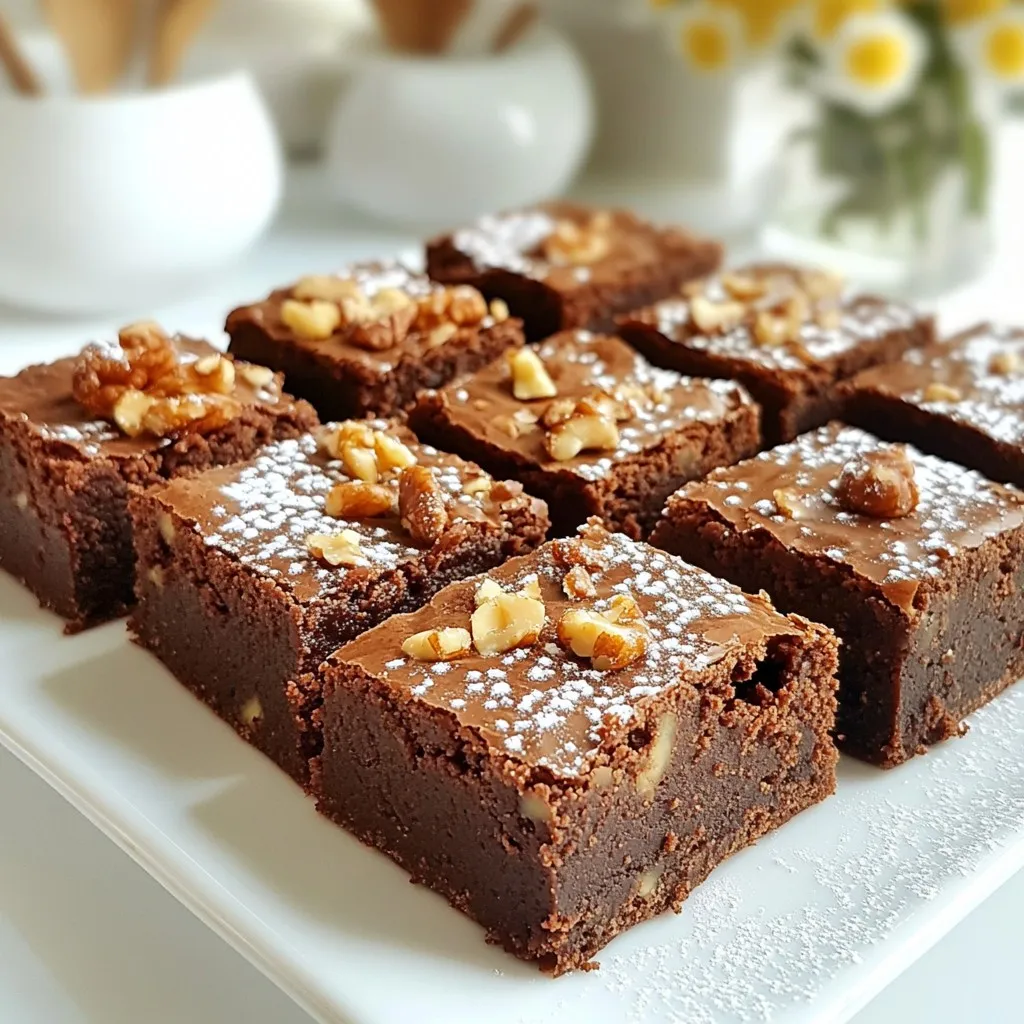 Flourless Fudge Brownies Rich and Decadent Delight